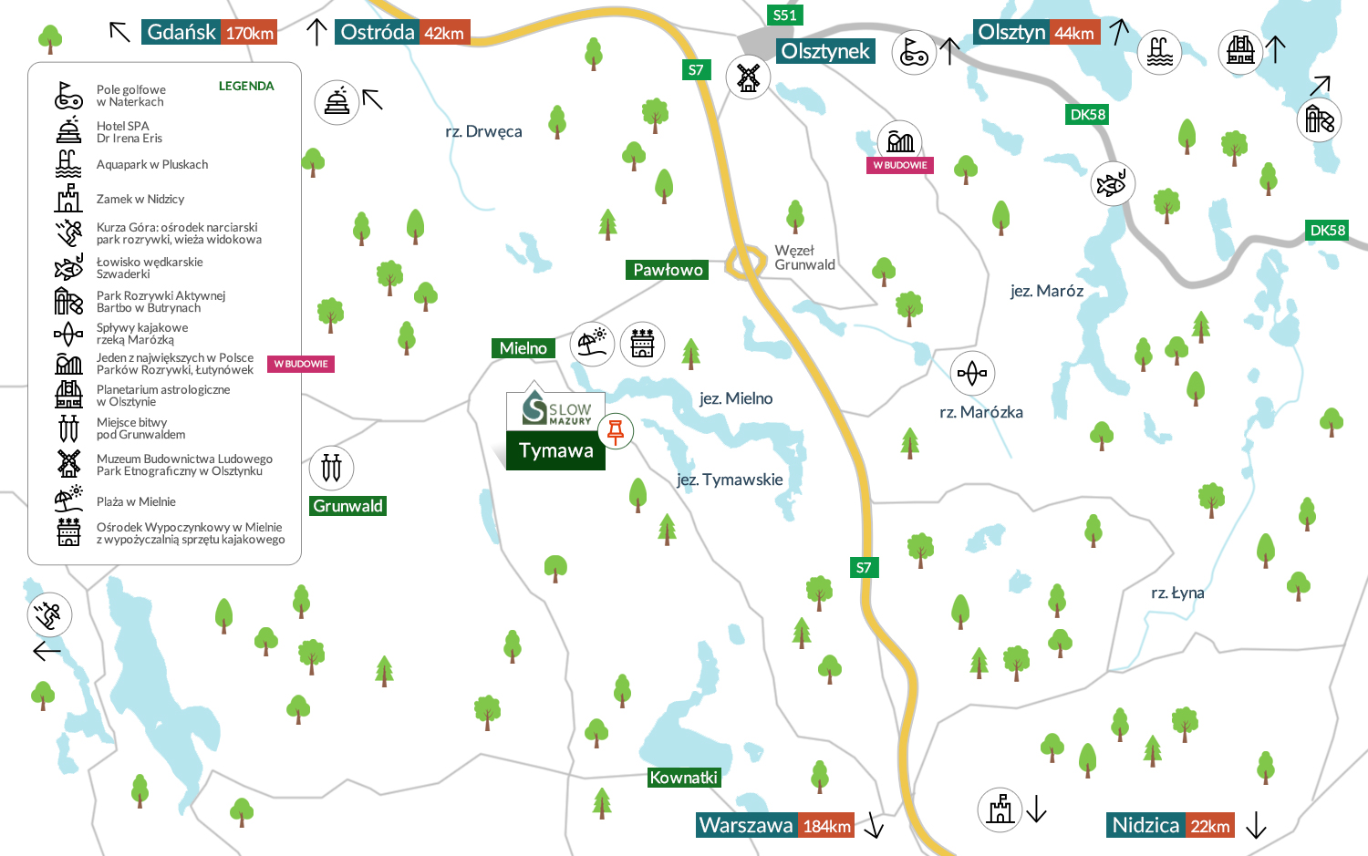 9. ATRAKCJE REGIONU SLOW MAZURY